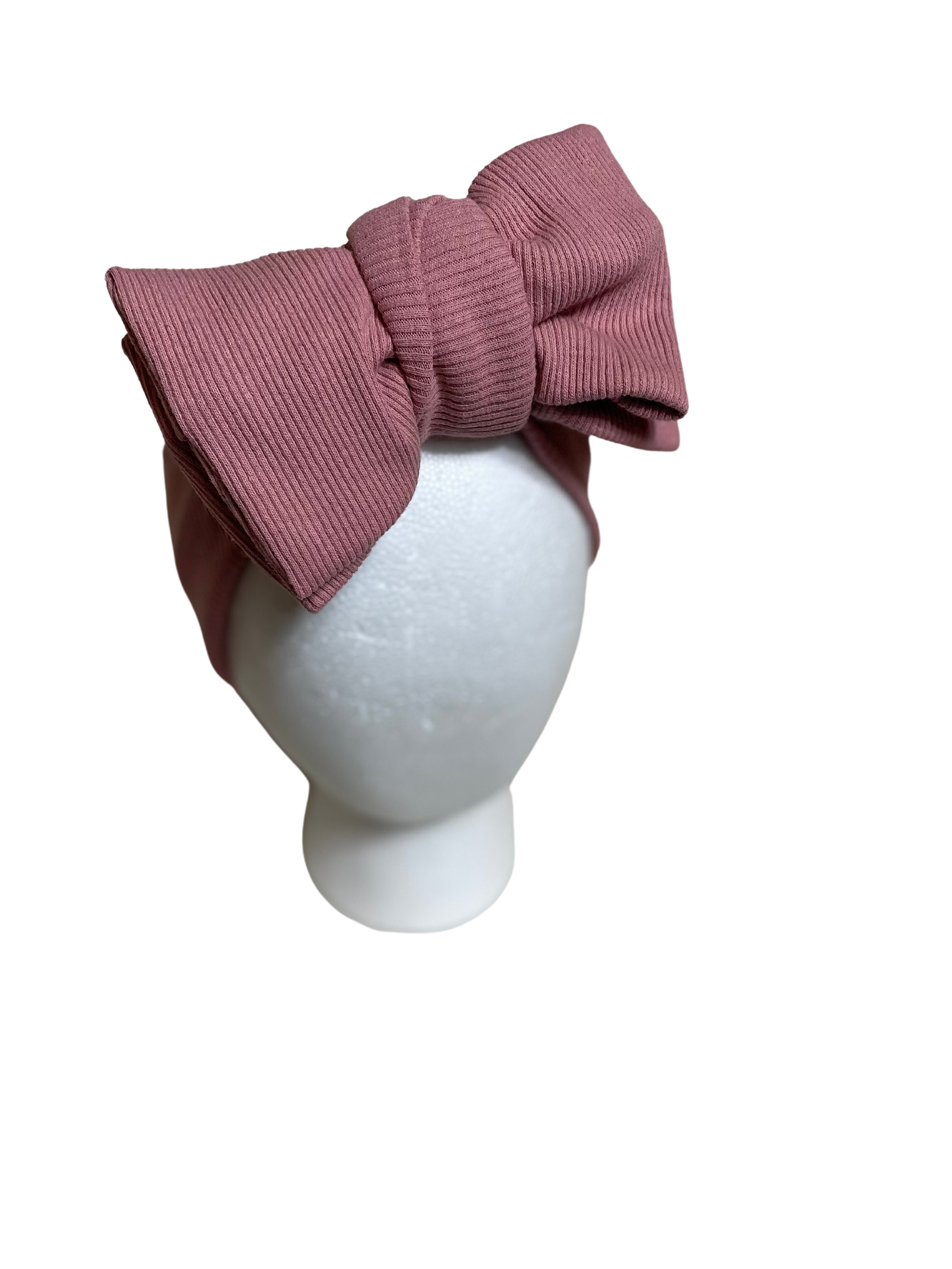 Oversized Headwrap - Raspberry - Ev's Bowtique Shop Oversized headwraps are made to grow with your babies from newborn, infant to toddler as they are re-tieable/adjustable! Being made from soft stretchy fabric makes them the perfect essential for everyday wear or to make a statement✨ As always handle with care, your bows are delicate items!